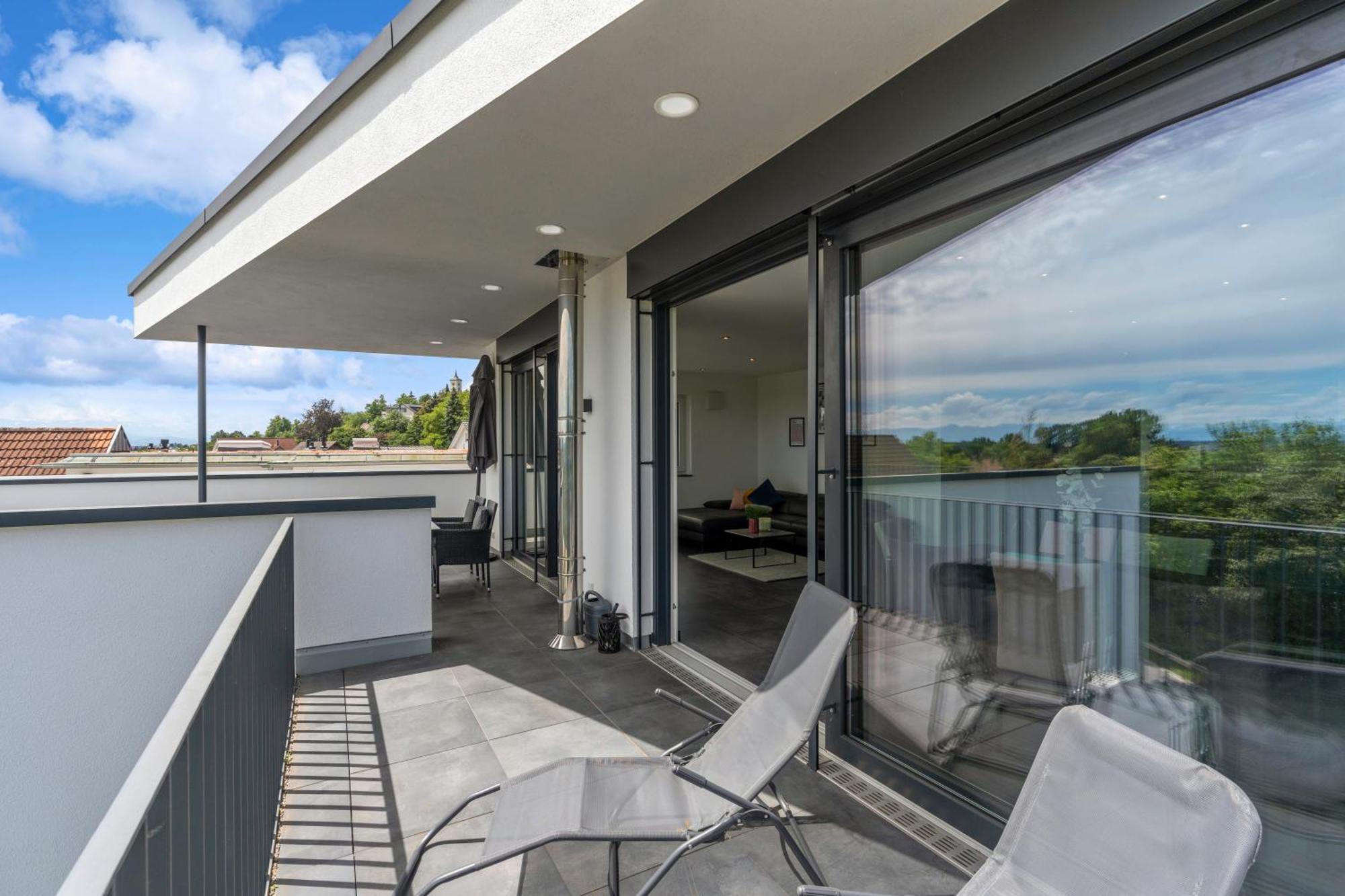 Apartamento Anytime - Penthouse Mit Terrasse Und Bergsicht FDH Exterior foto